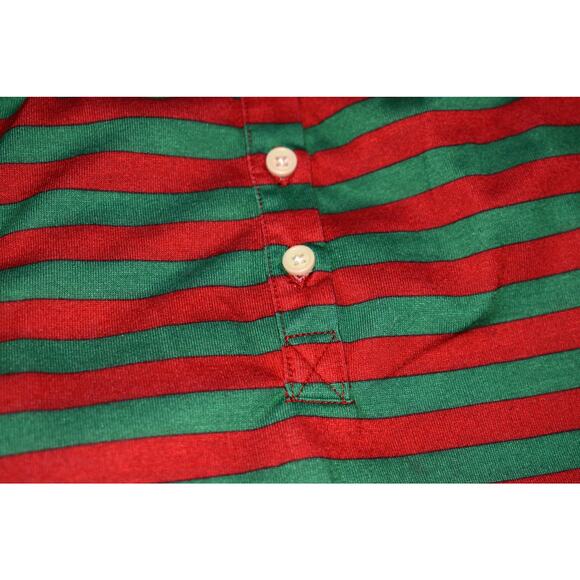 CREWCUTS NEW‎ $50 Red Green Striped Lightweight Christmas Sleep Gown Girl's 14 - Picture 3 of 4